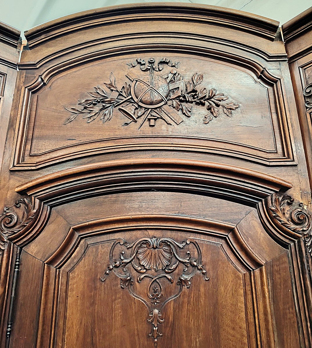 Bibliothèque Boiserie de château français (XIXe siècle)-photo-5