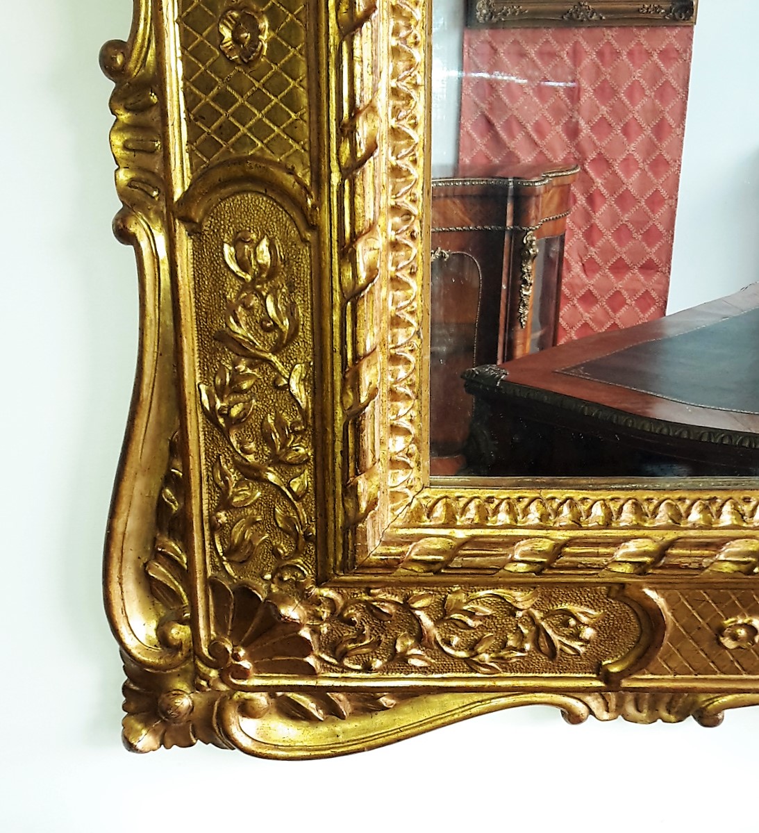 Mirror In Gilded Wood-photo-2