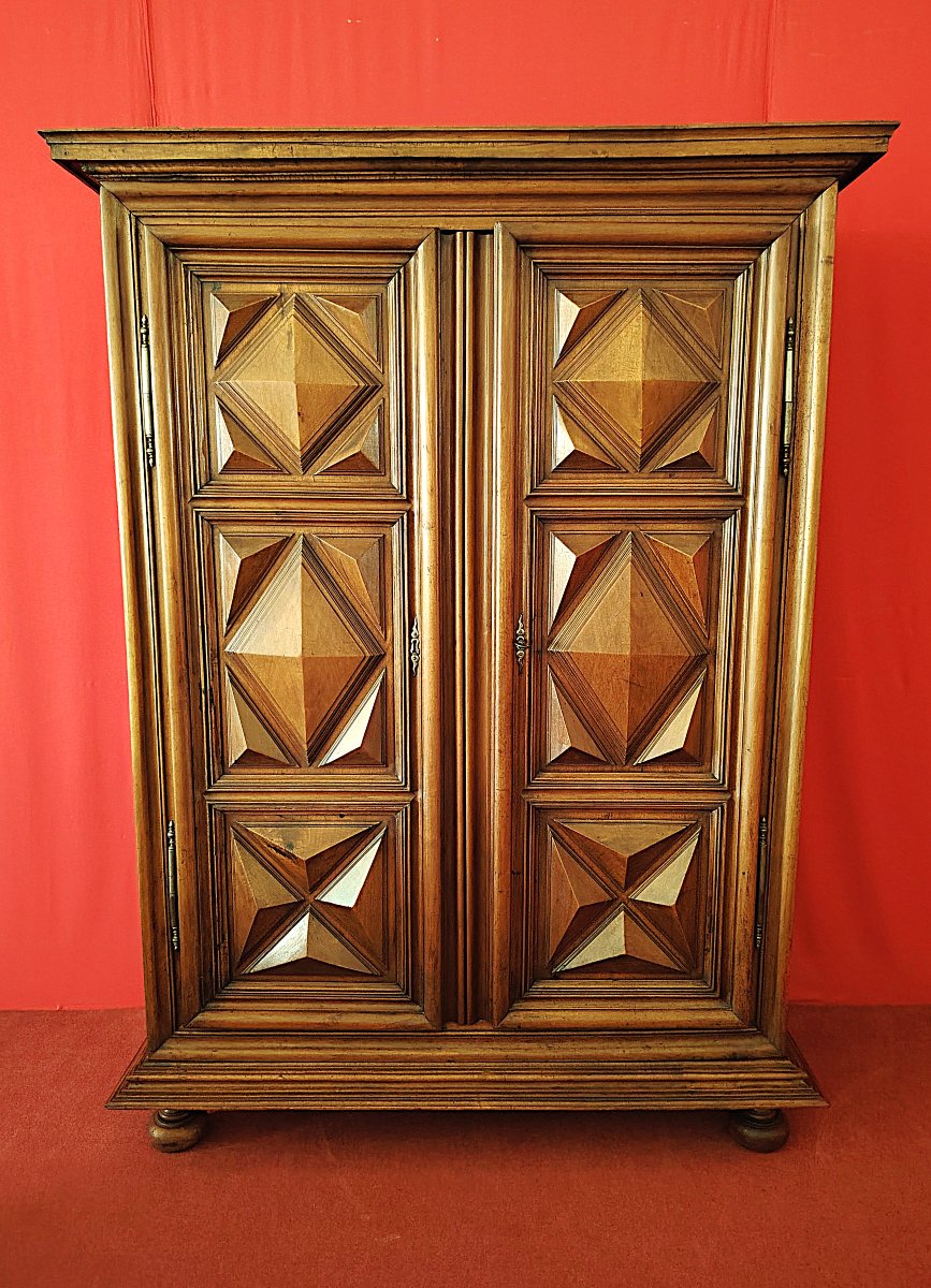 Paneled Wardrobe Louis XIII-photo-6