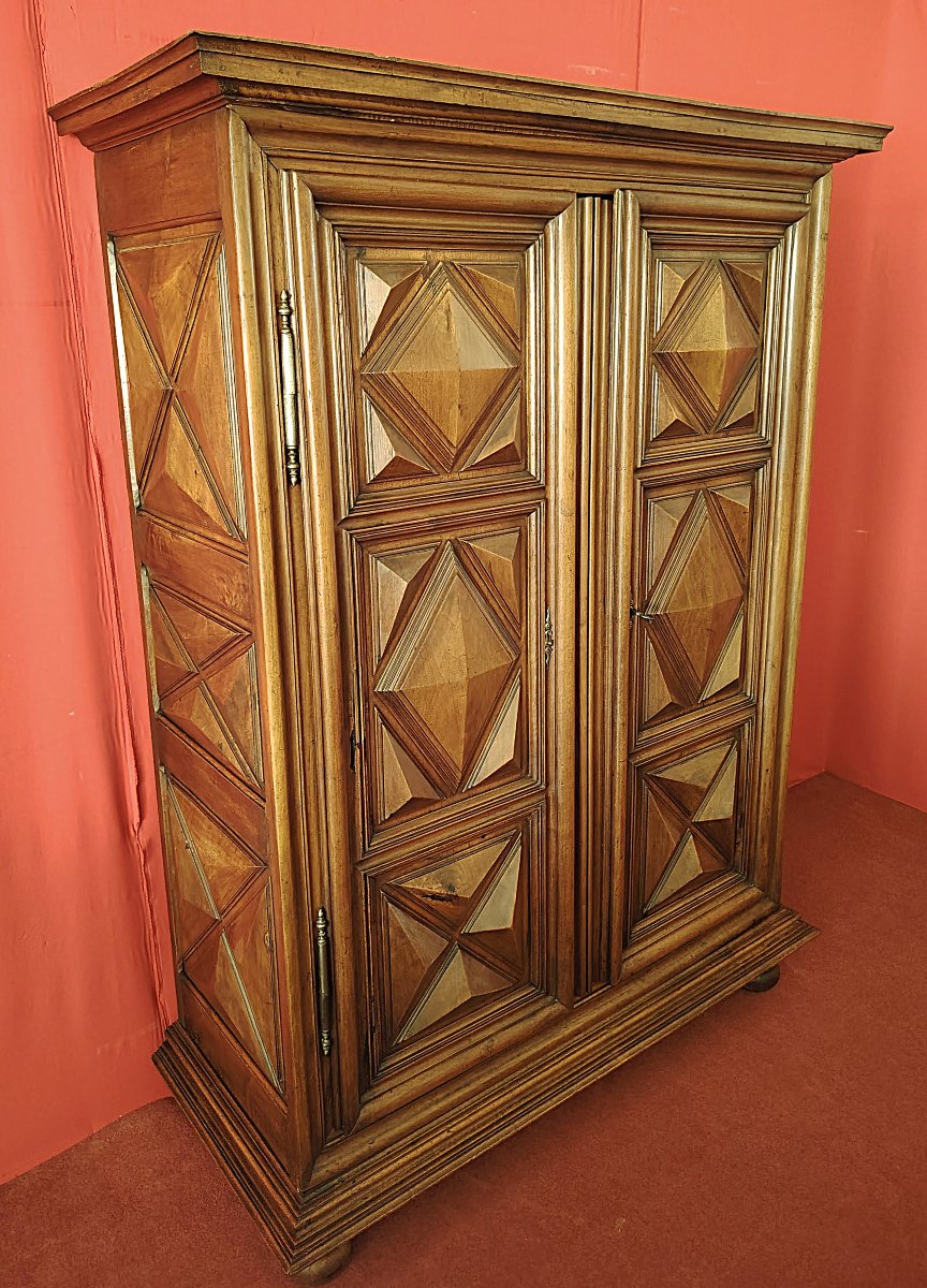 Paneled Wardrobe Louis XIII