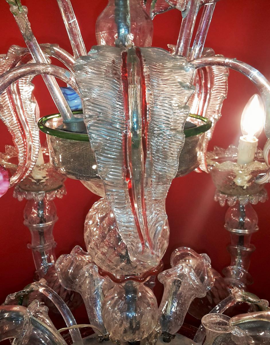 Blown Glass Chandelier-photo-6