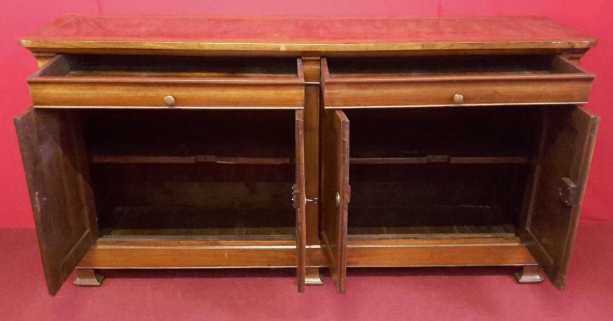 Sideboard With Four Doors In Walnut-photo-2