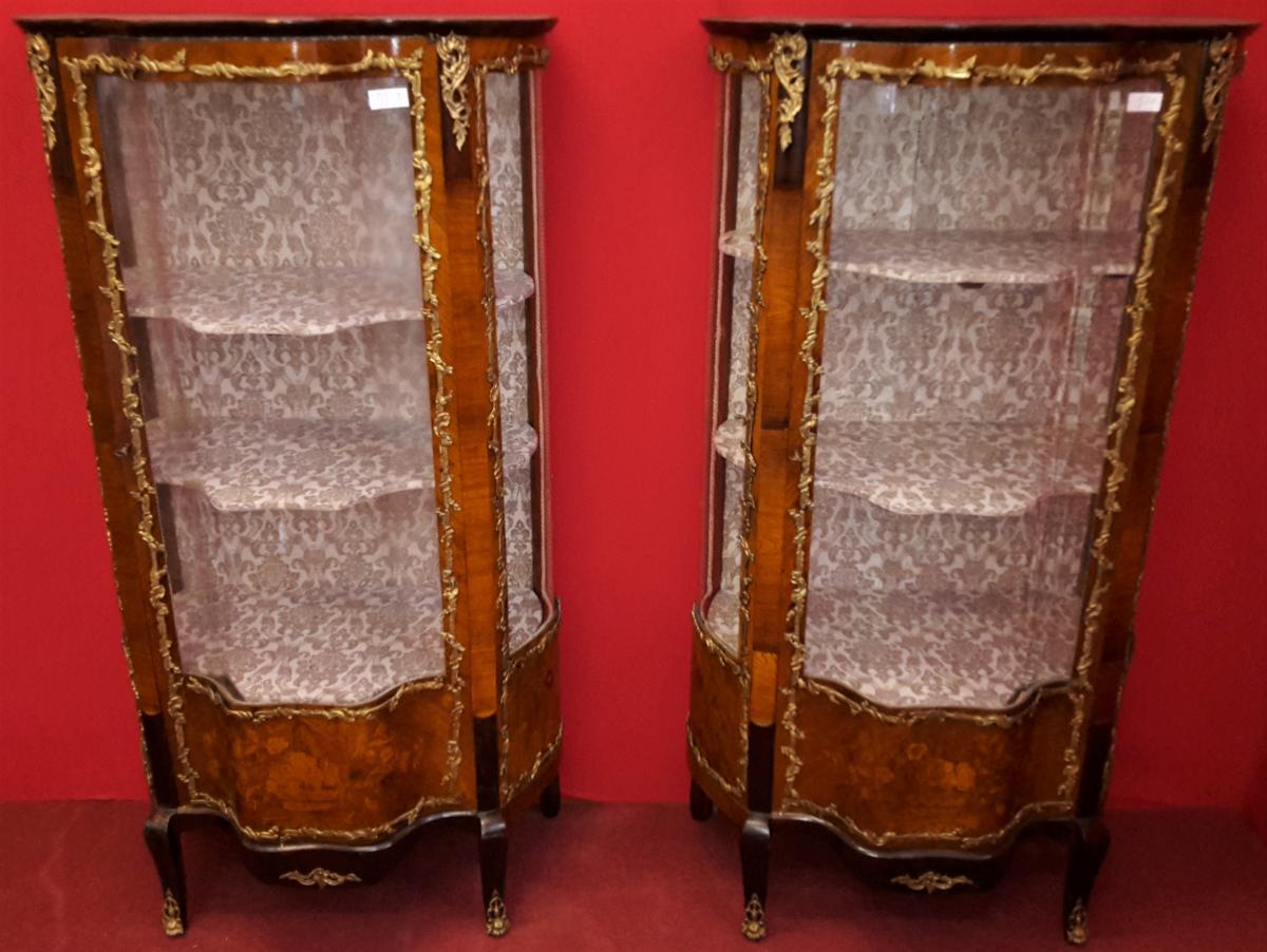 Pair Of Napoleon III Showcases-photo-4