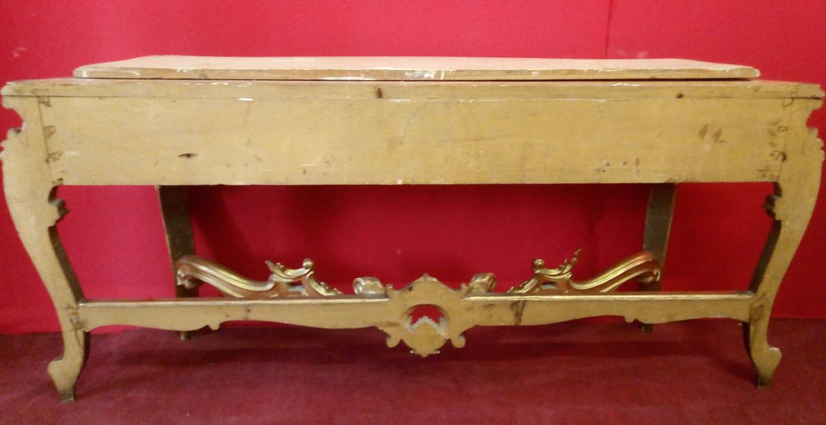 Italian Gilt Wood Console-photo-3