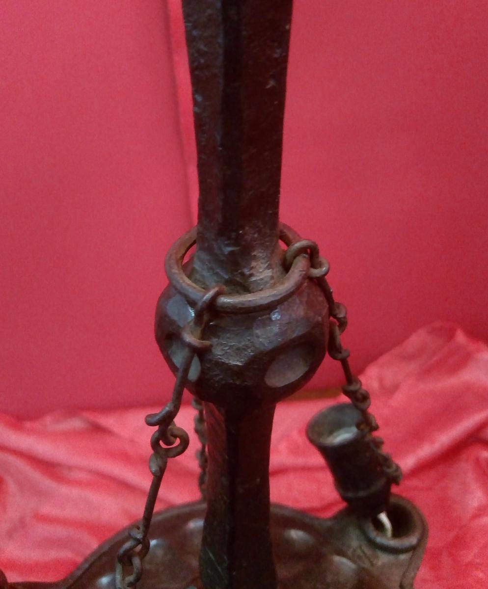 Florentine Wrought Iron Lamp-photo-5