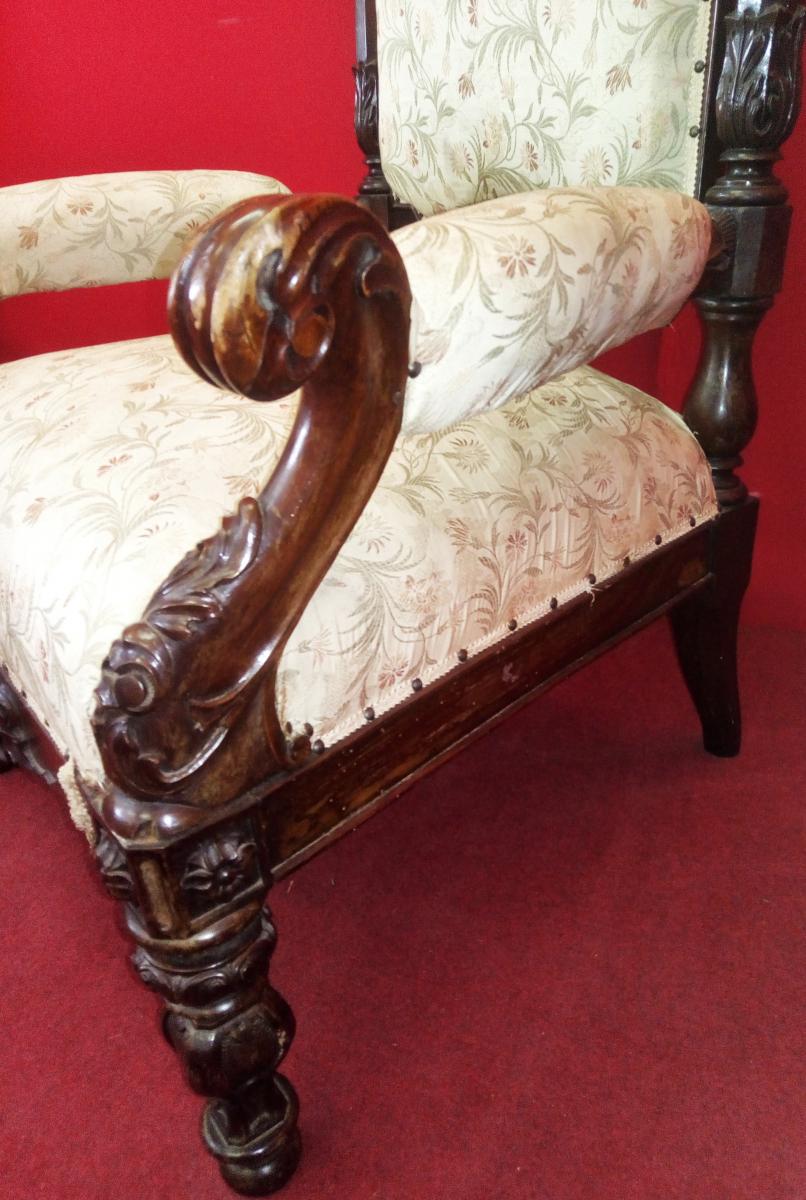Pair Of Carved Armchairs-photo-1