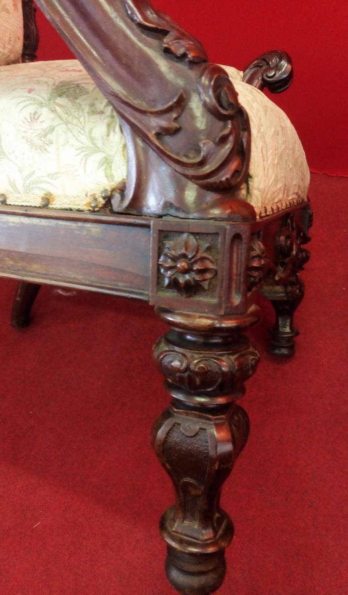Pair Of Carved Armchairs-photo-3