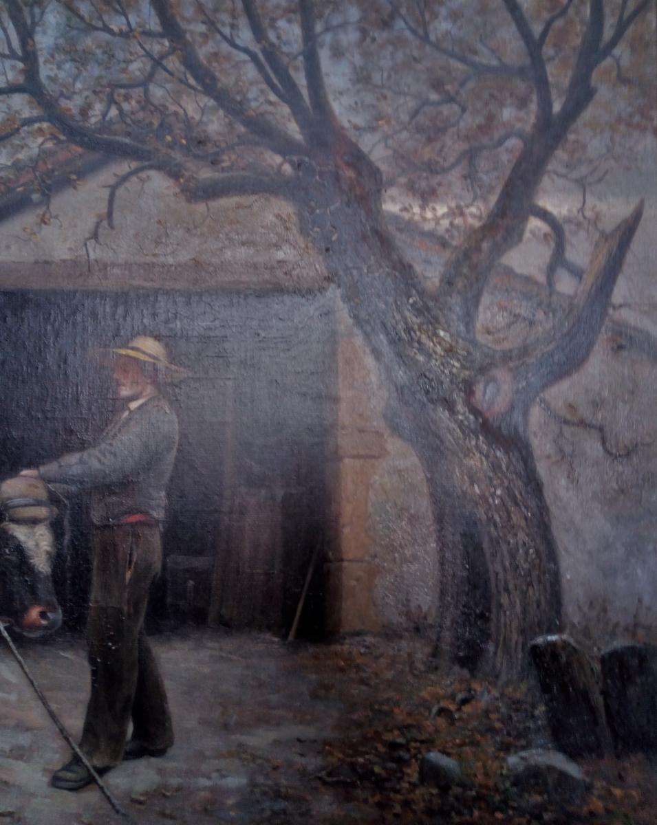 Big Rural Painting Claudius Seignol (lyon 1858-1926)-photo-4