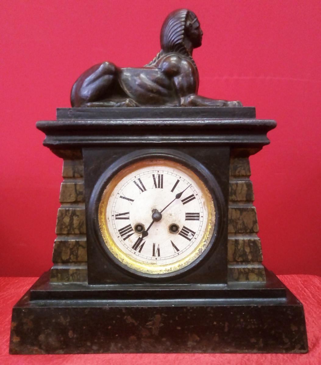 Pendulum Clock With Sphinx-photo-5