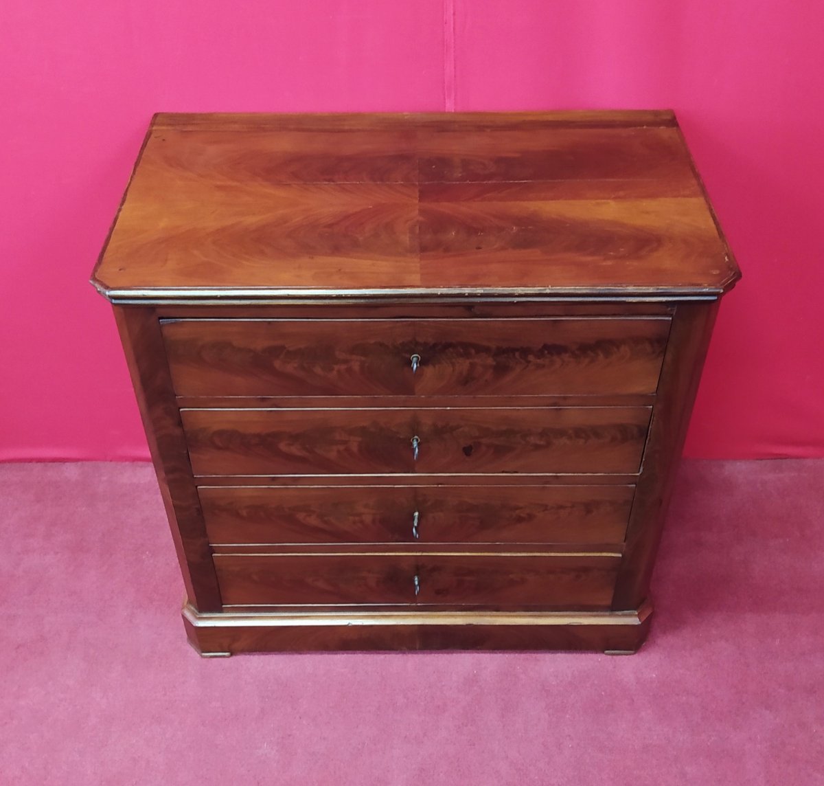  Mahogany Small Cabinet With Drawers-photo-2