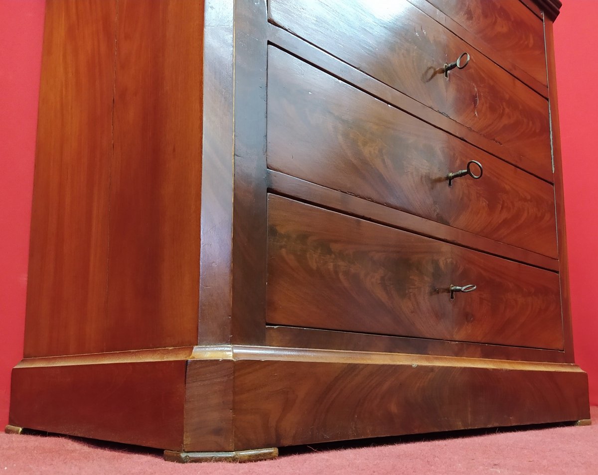  Mahogany Small Cabinet With Drawers-photo-2