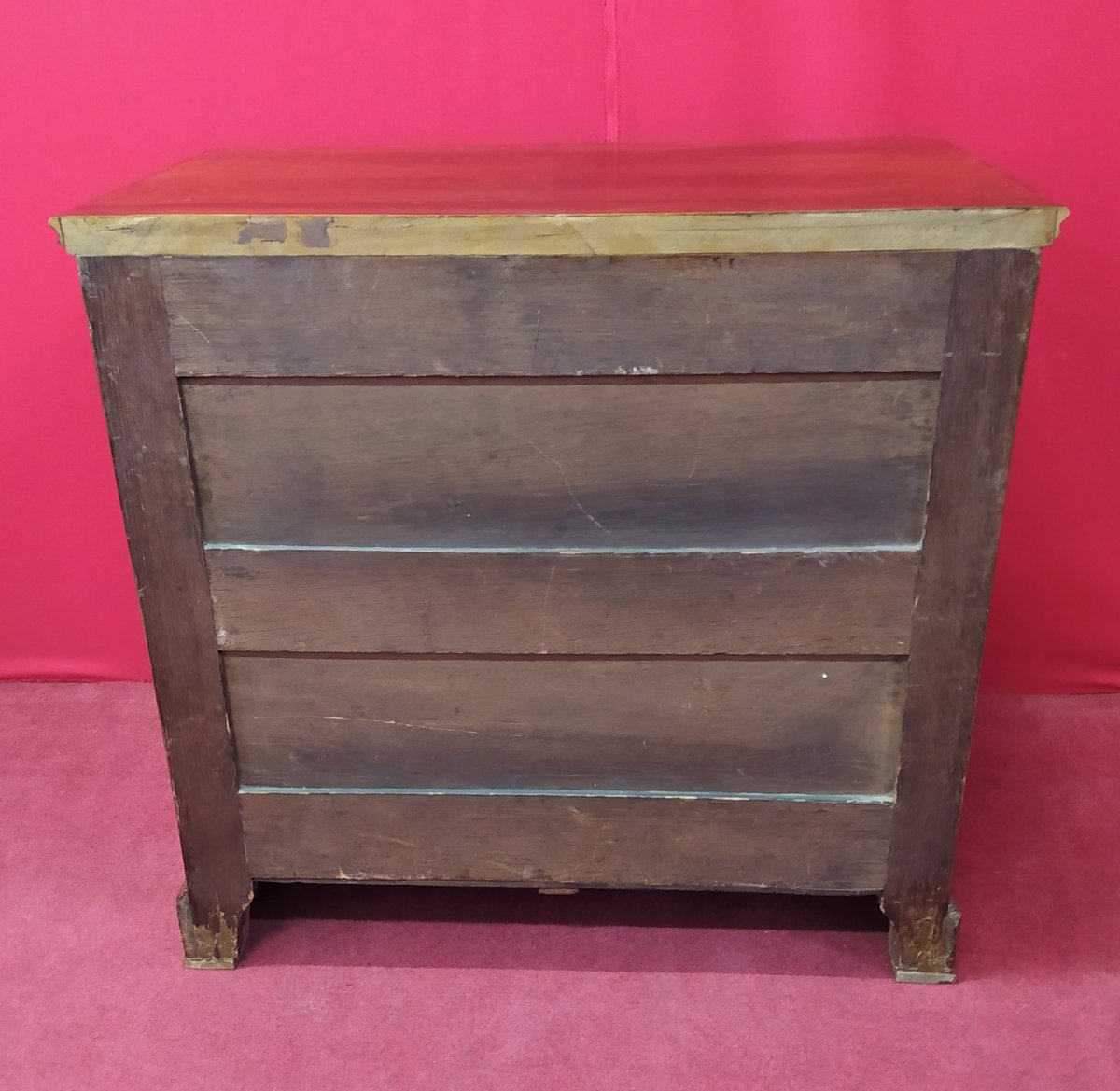  Mahogany Small Cabinet With Drawers-photo-4