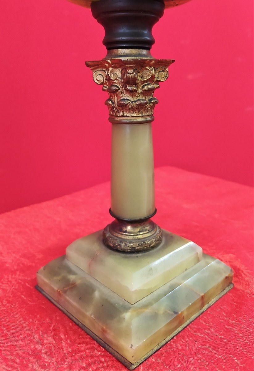 Alabaster Oil Lamp-photo-2