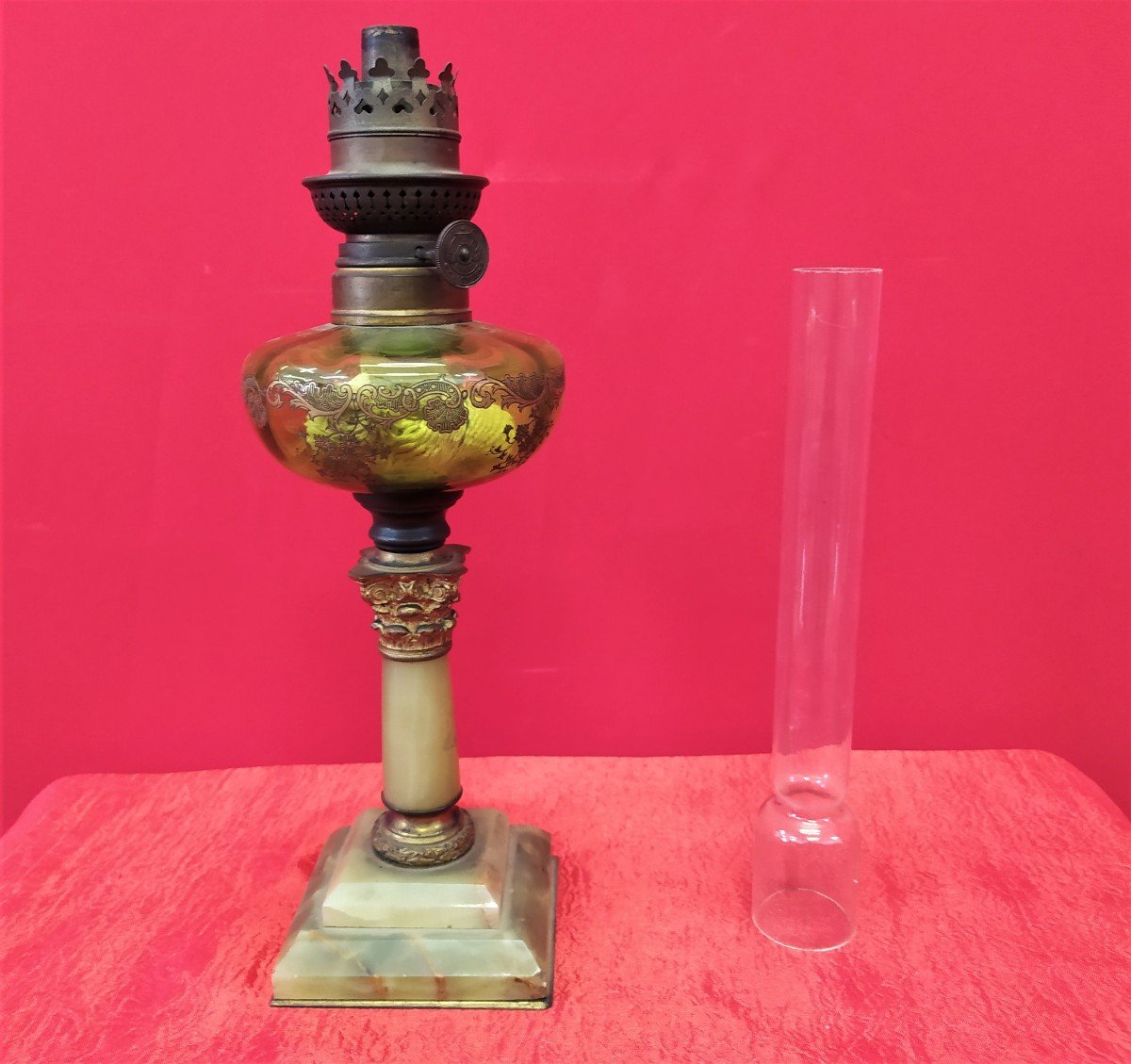 Alabaster Oil Lamp-photo-6