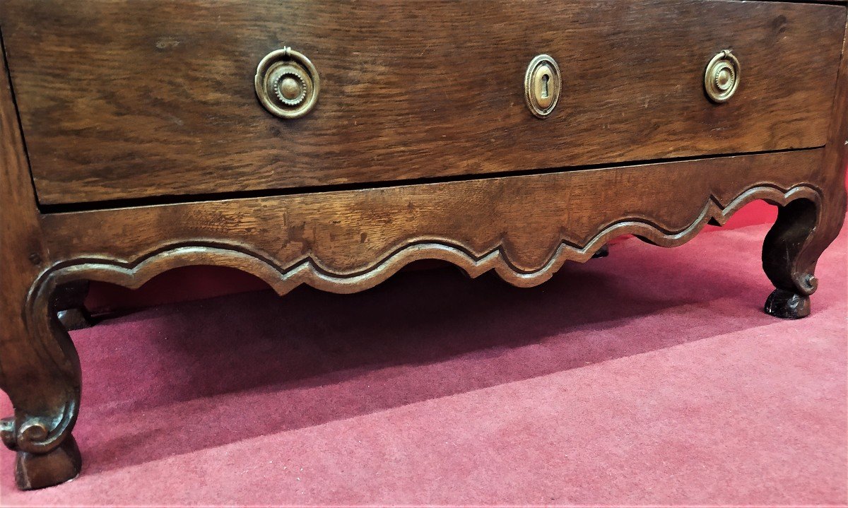 Drop-leaf Chest Of Drawers Provencal-photo-3