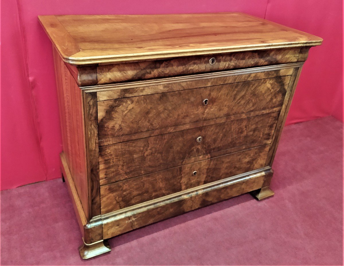 Doucine Chest Of Drawers In Walnut Briar