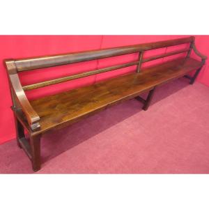 Long Bench With Armrests