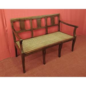 Bench With Vienna Straw