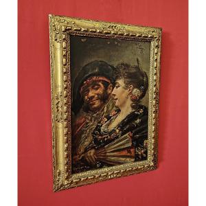 Enrico Belli (1875 - 1907) - Scène galante espagnole (1893)