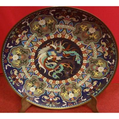 Plat Japonais à Cloisonné