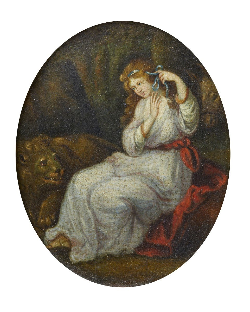 Pair Of French School Allegories Late 1600s Early 1700s-photo-3