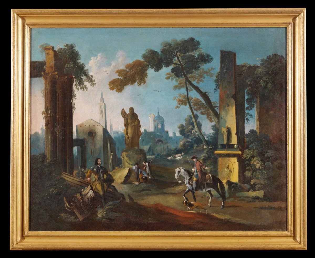 Landscape With Figures Vetturali '700-photo-1