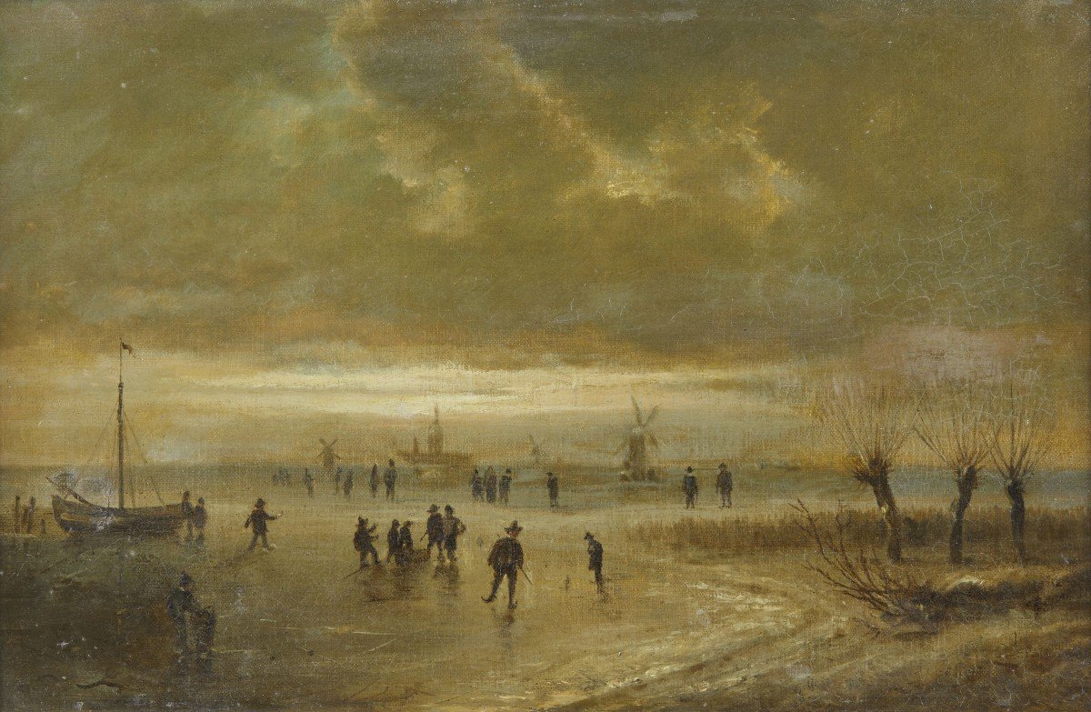 Paysage d'Hiver De l'école Flamande 700