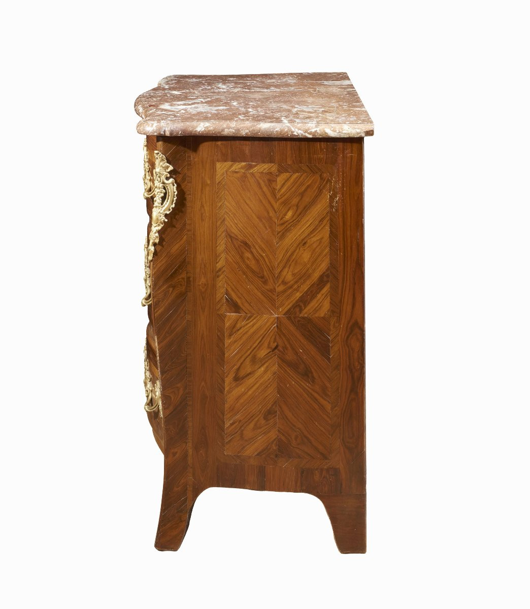 Commode française signée Moreau Louis XVI-photo-4