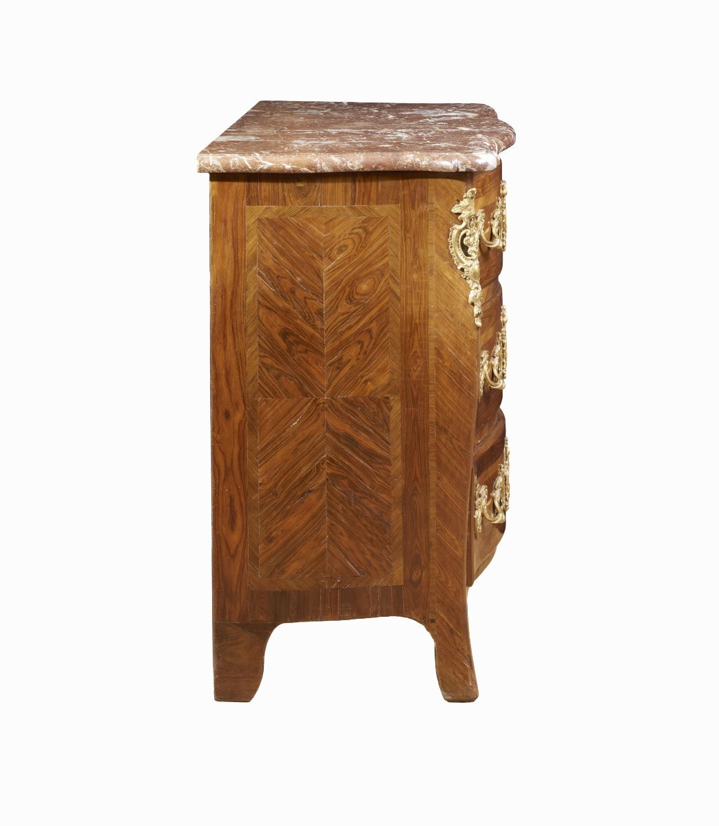 Commode française signée Moreau Louis XVI-photo-1