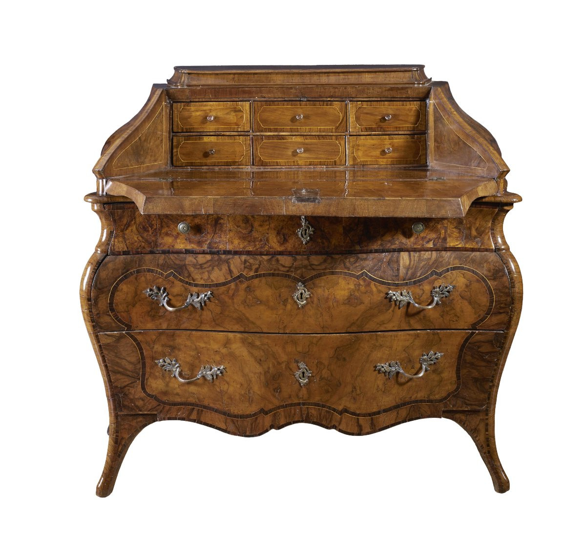 Bureau à dôme lombard du dix-huitième siècle-photo-2