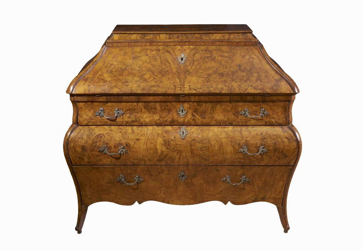 Curved Louis XV Bureau '700