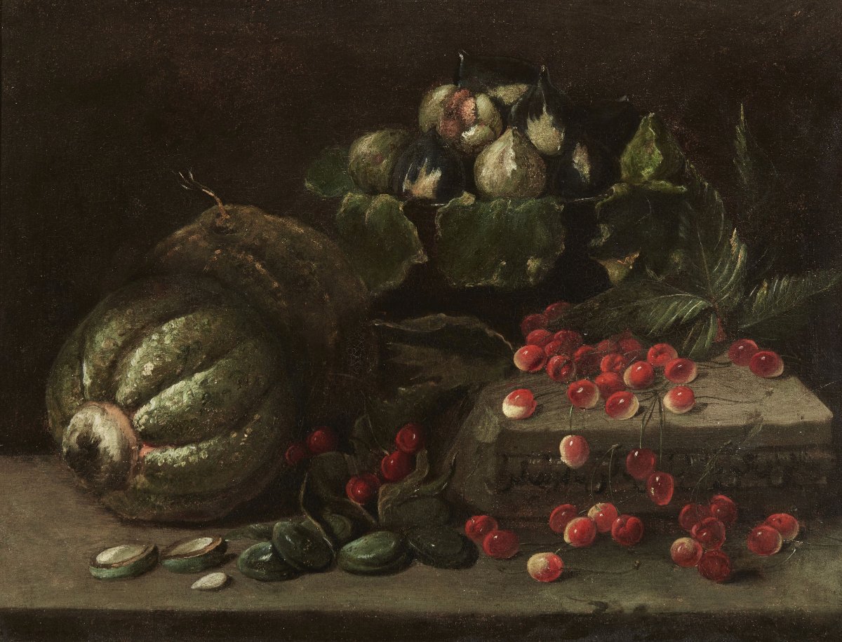 Still Life With Fruit And Vegetables, Rome, 17th Century