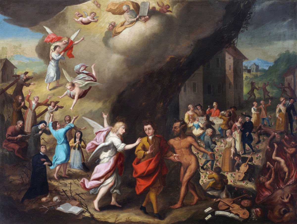 Good And Evil French School '700
