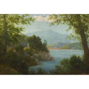 View Of Rapallo '800 Signed