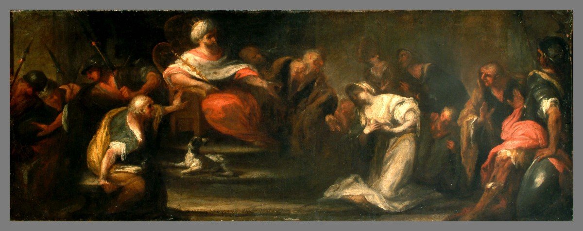 Francesco Maria Raineri, Dit Schivenoglia (schivenoglia, Mantoue 1678-1758)  Esther Et Assuérus
