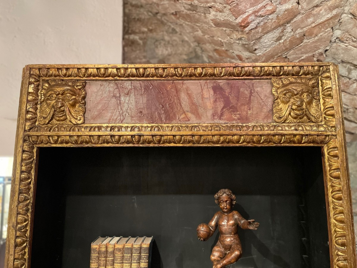 Bookcase/exhibitor, Tuscany, 16th Century-photo-3