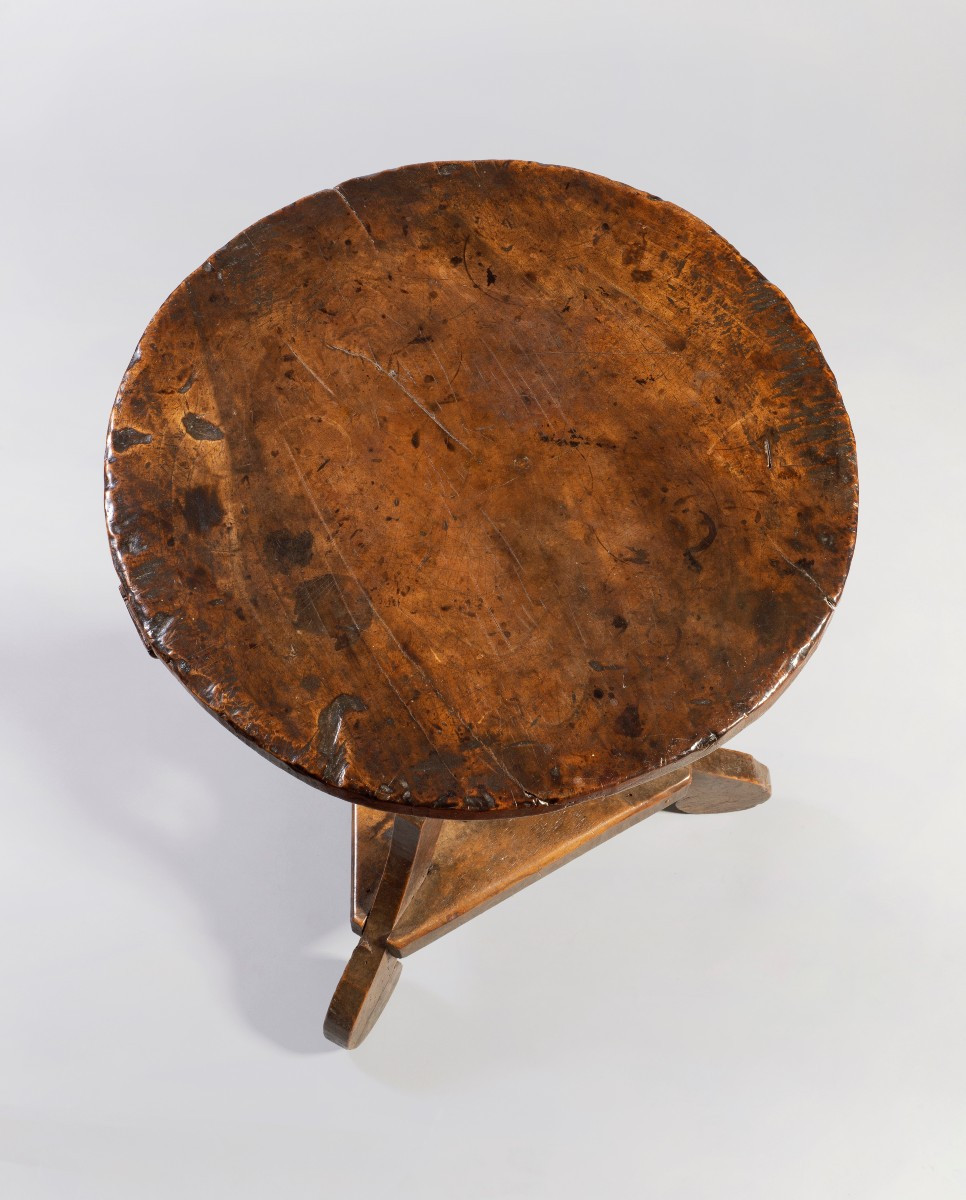 Round Table In Walnut, Lombardy, 16th Century-photo-4