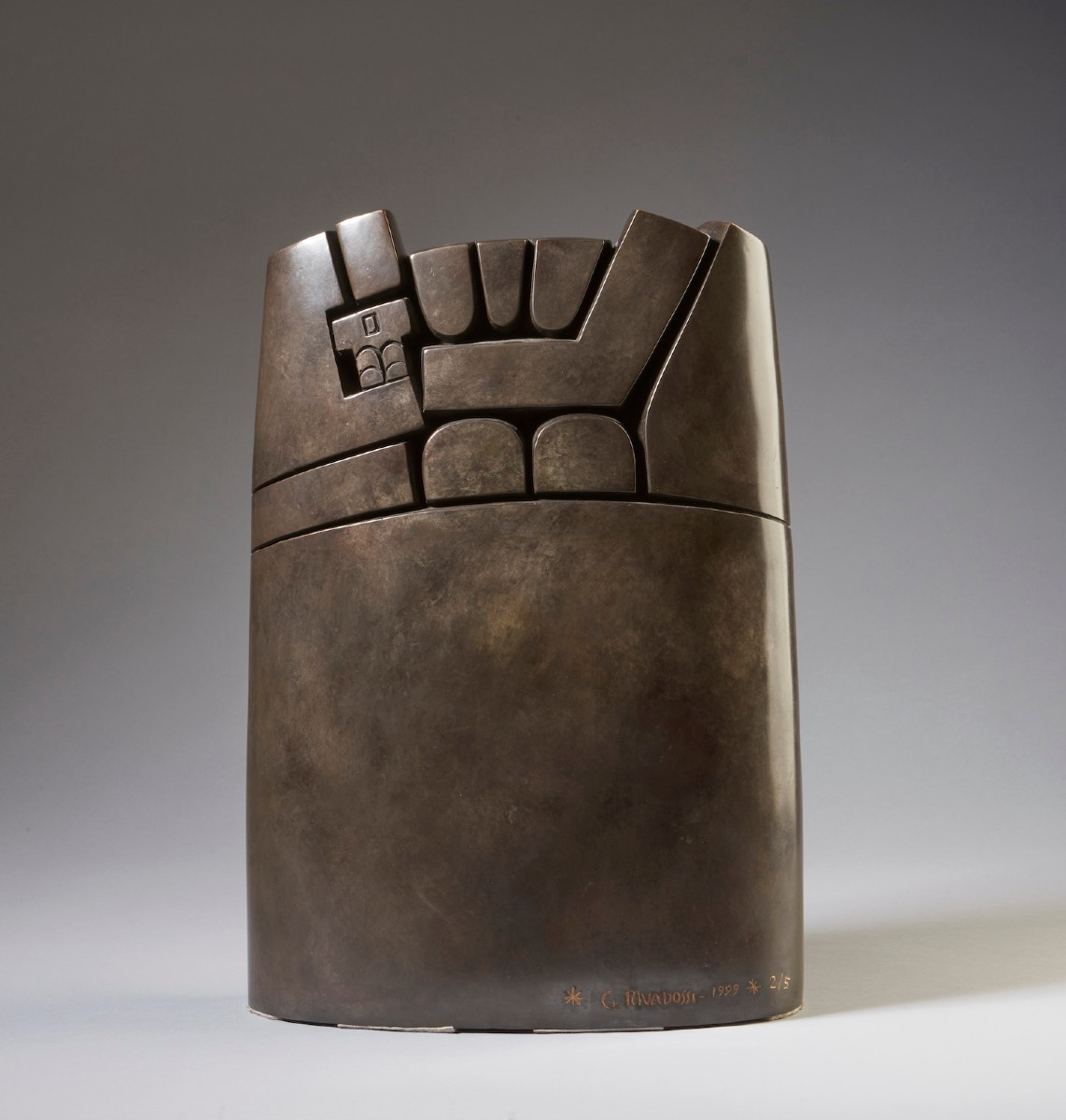 Giuseppe Rivadossi (nave, 1935)  Mater Amabilis, 1999  Scultura In Bronzo, 2/5 