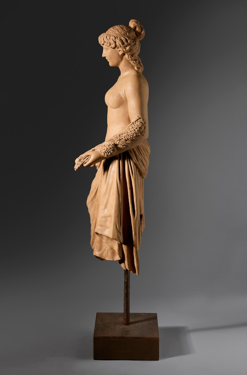 Cérès, sculpture en terre cuite-photo-2