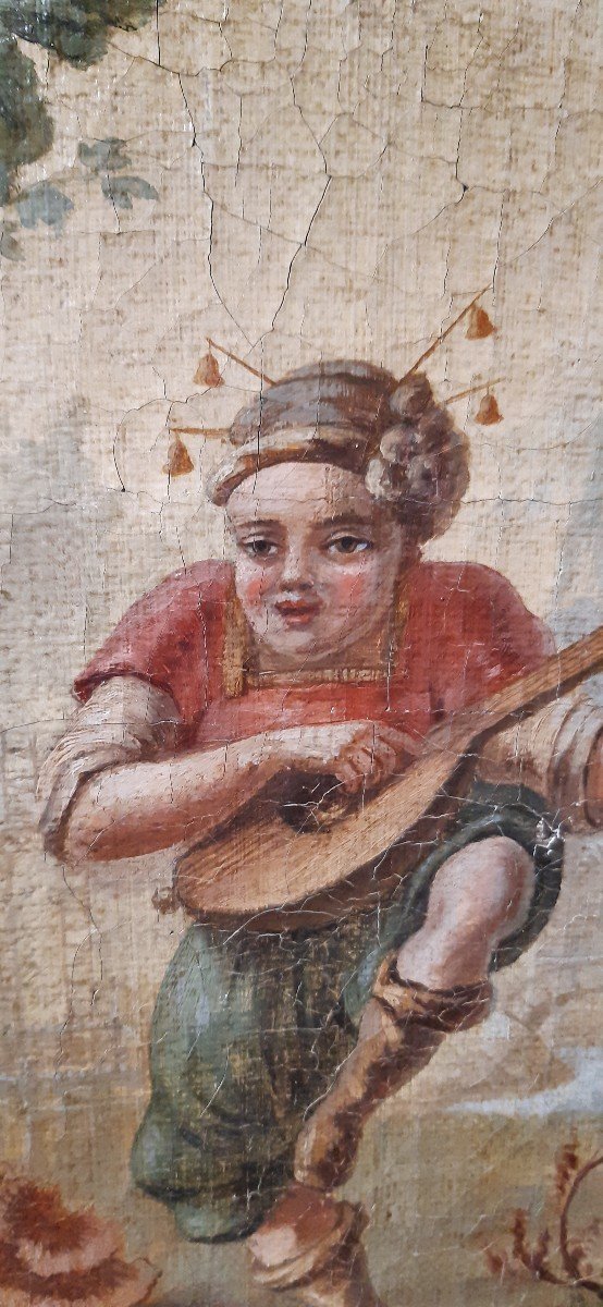 Painted And Lacqued Decoration,18th Century-photo-1
