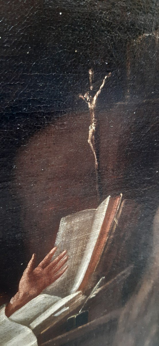 Peinture De Saint Jerome,XVIIe Siecle-photo-2