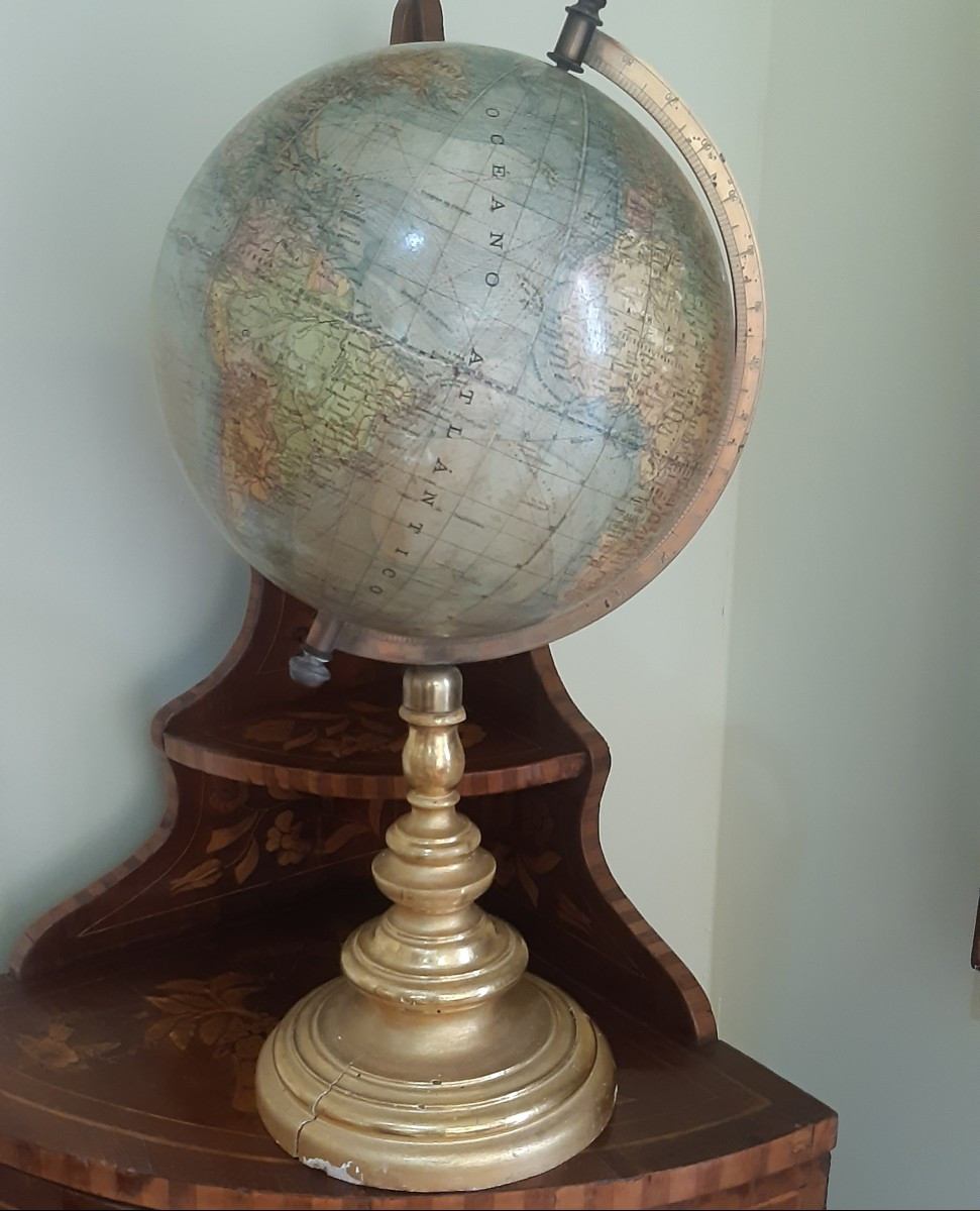 Globe Of The Earth From The 19th Century-photo-2