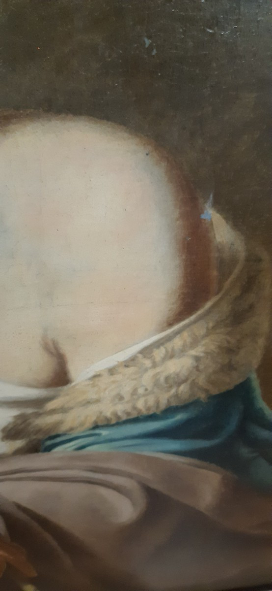 Peinture du XVIIIe siecle representant Euterpe-photo-4