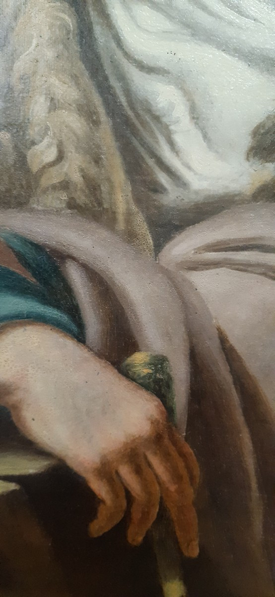 Peinture du XVIIIe siecle representant Euterpe-photo-1