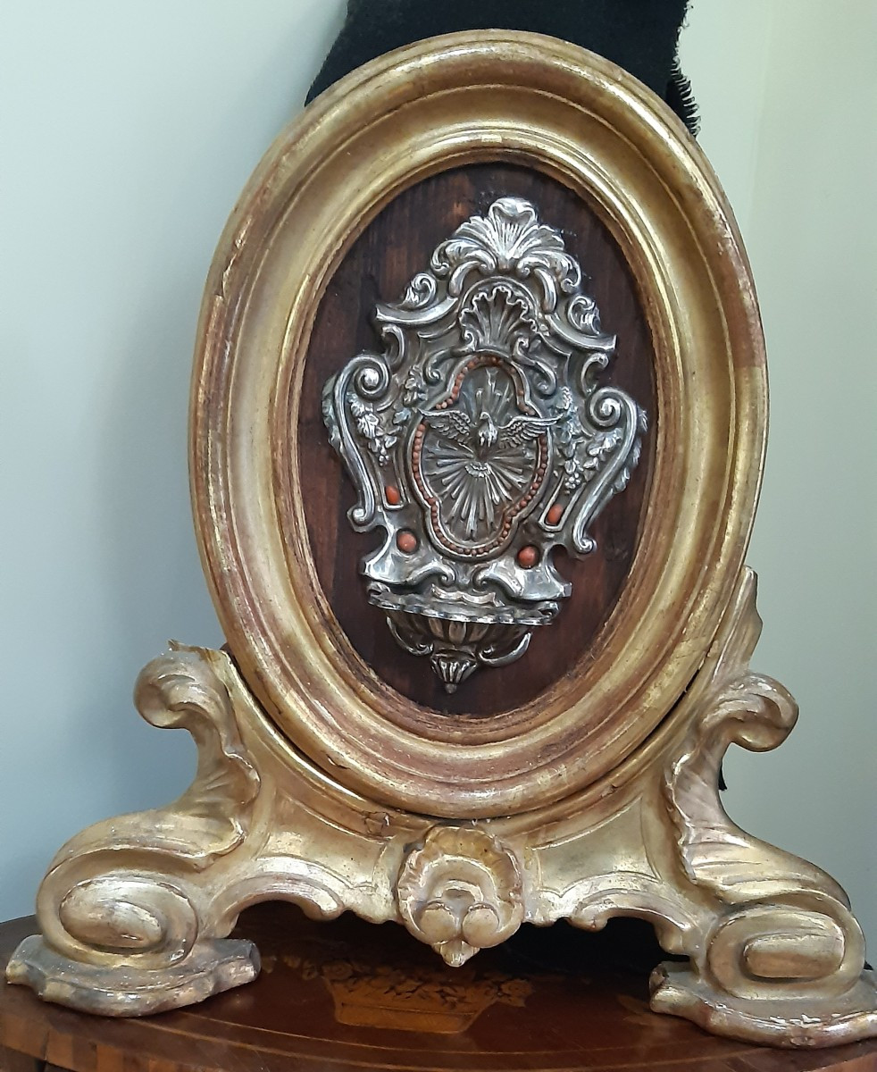 19th Century Holy Water Font.-photo-4