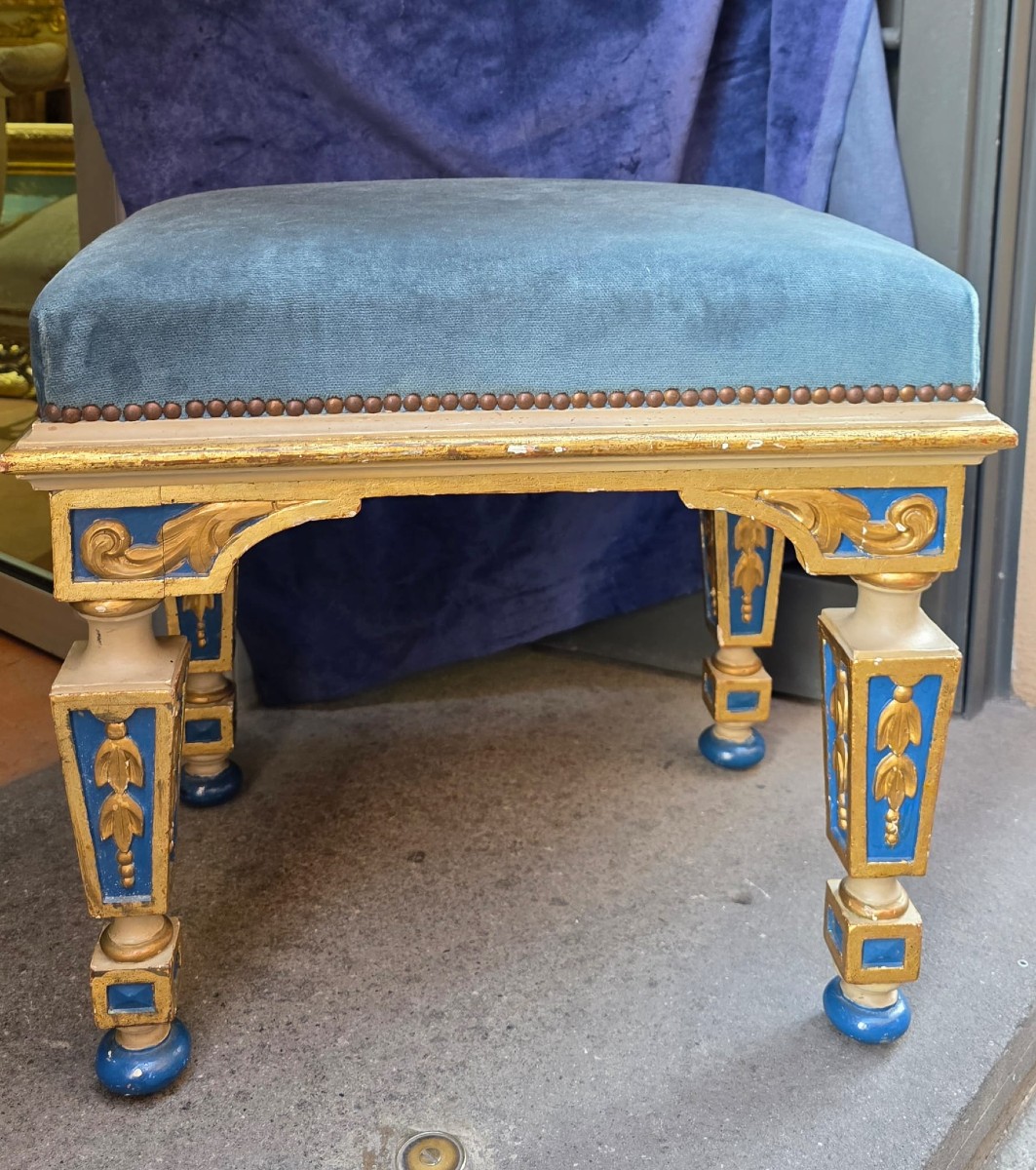 Paire de tabourets de la 19eme siecle