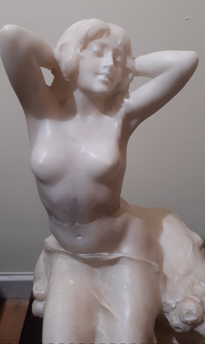 Alabaster Nude Of A Woman-photo-2