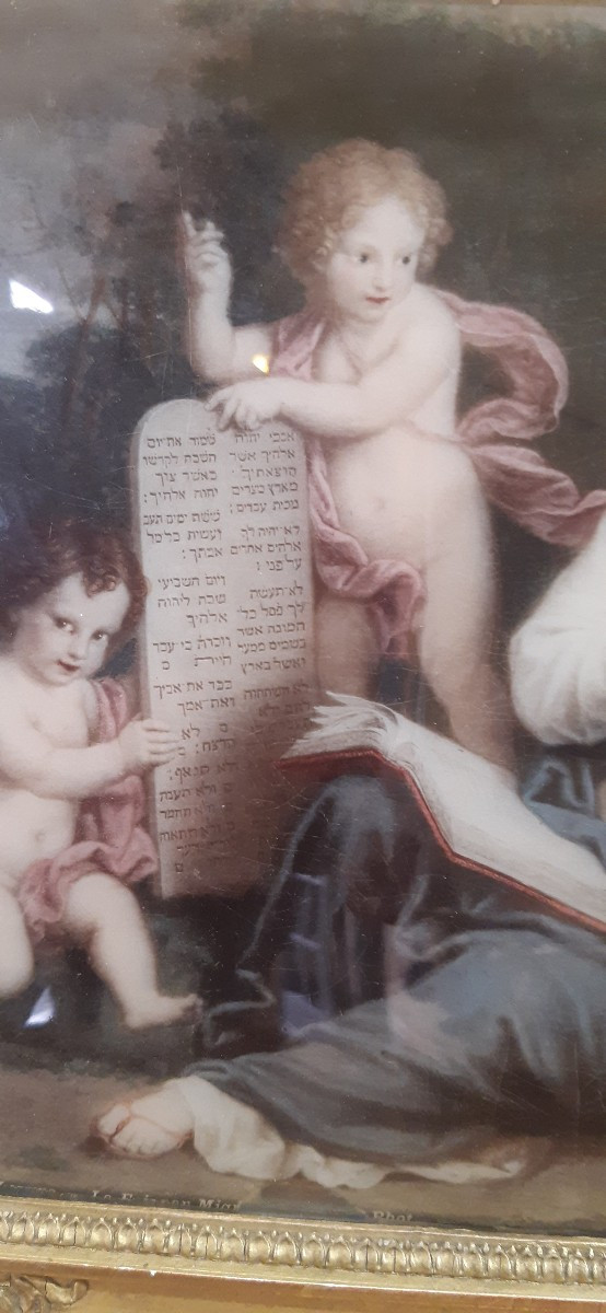 Allegory Of Faith, Painted On Glass-photo-3