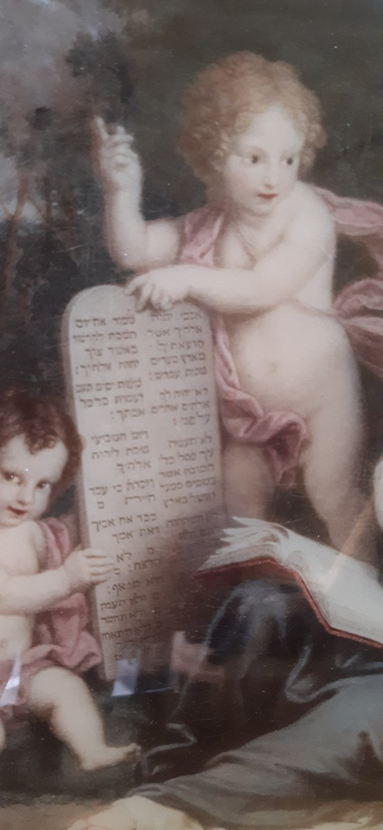 Allegory Of Faith, Painted On Glass-photo-1