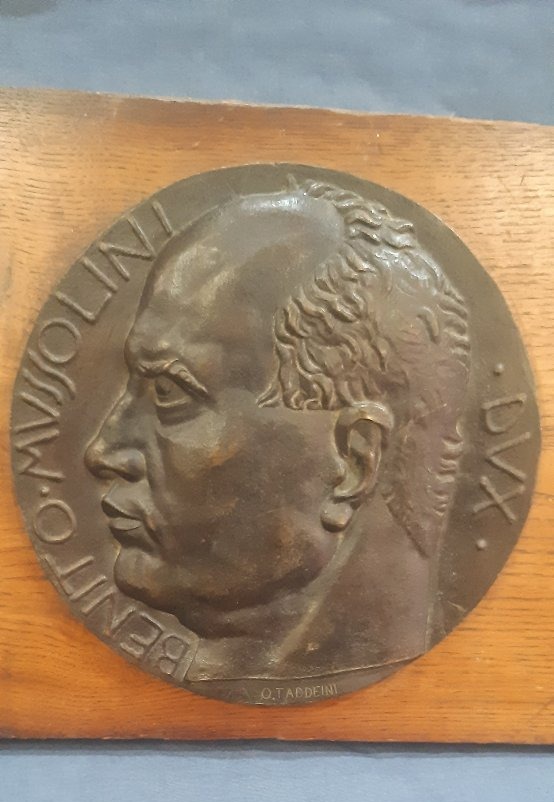 Bronze representant Benito Mussolini-photo-4